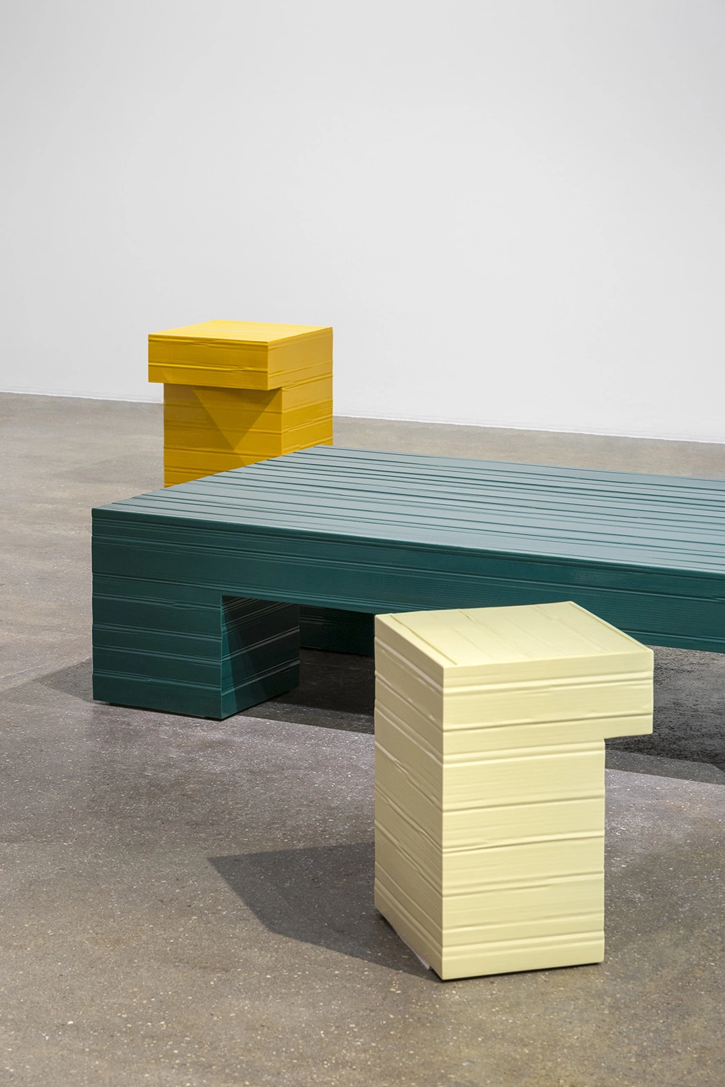 Jello Side Table L Square - Marco Campardo - Side table - Galerie kreo