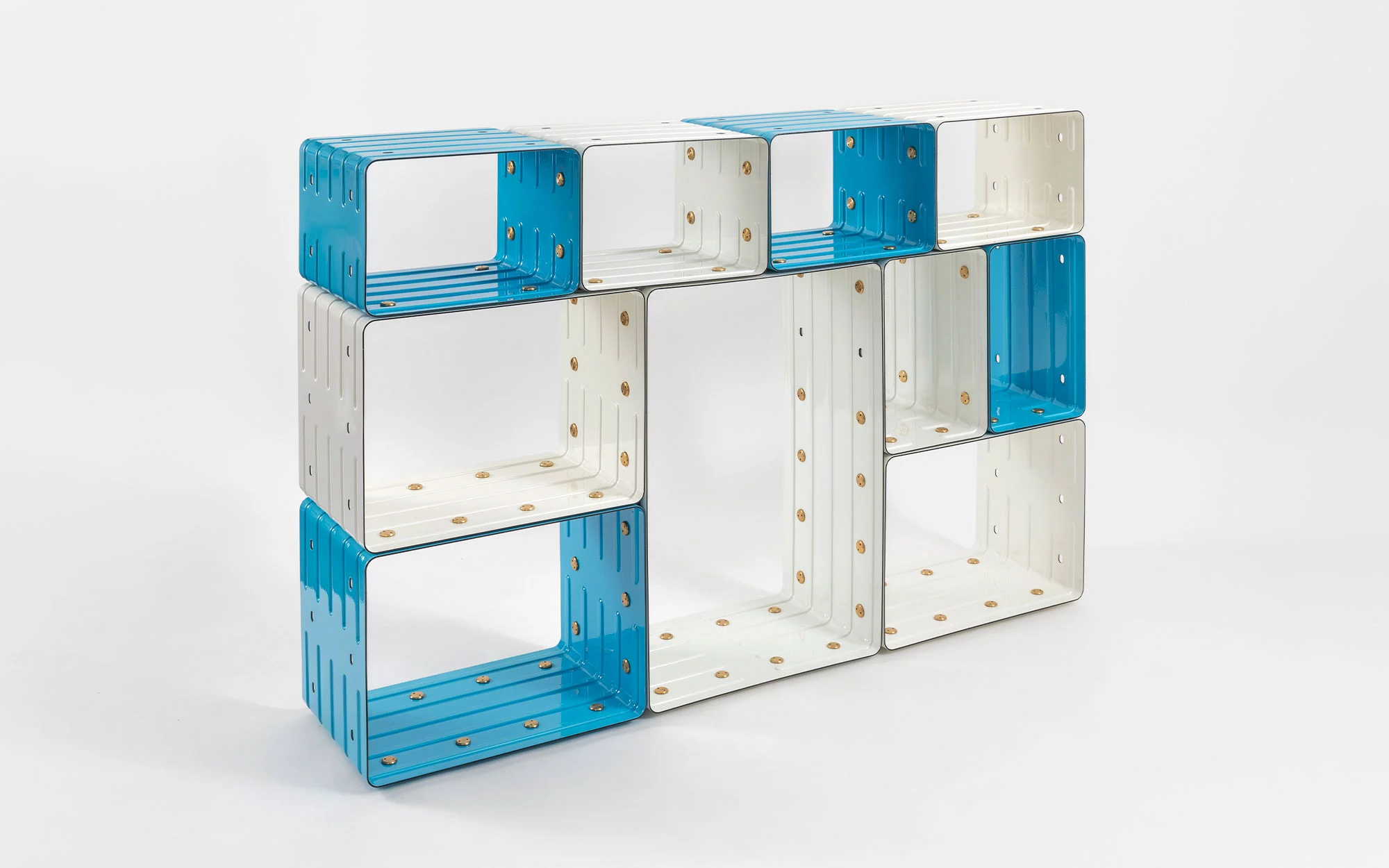 Quobus 1,3,6 two-colored - Marc Newson - Bookshelf - Galerie kreo