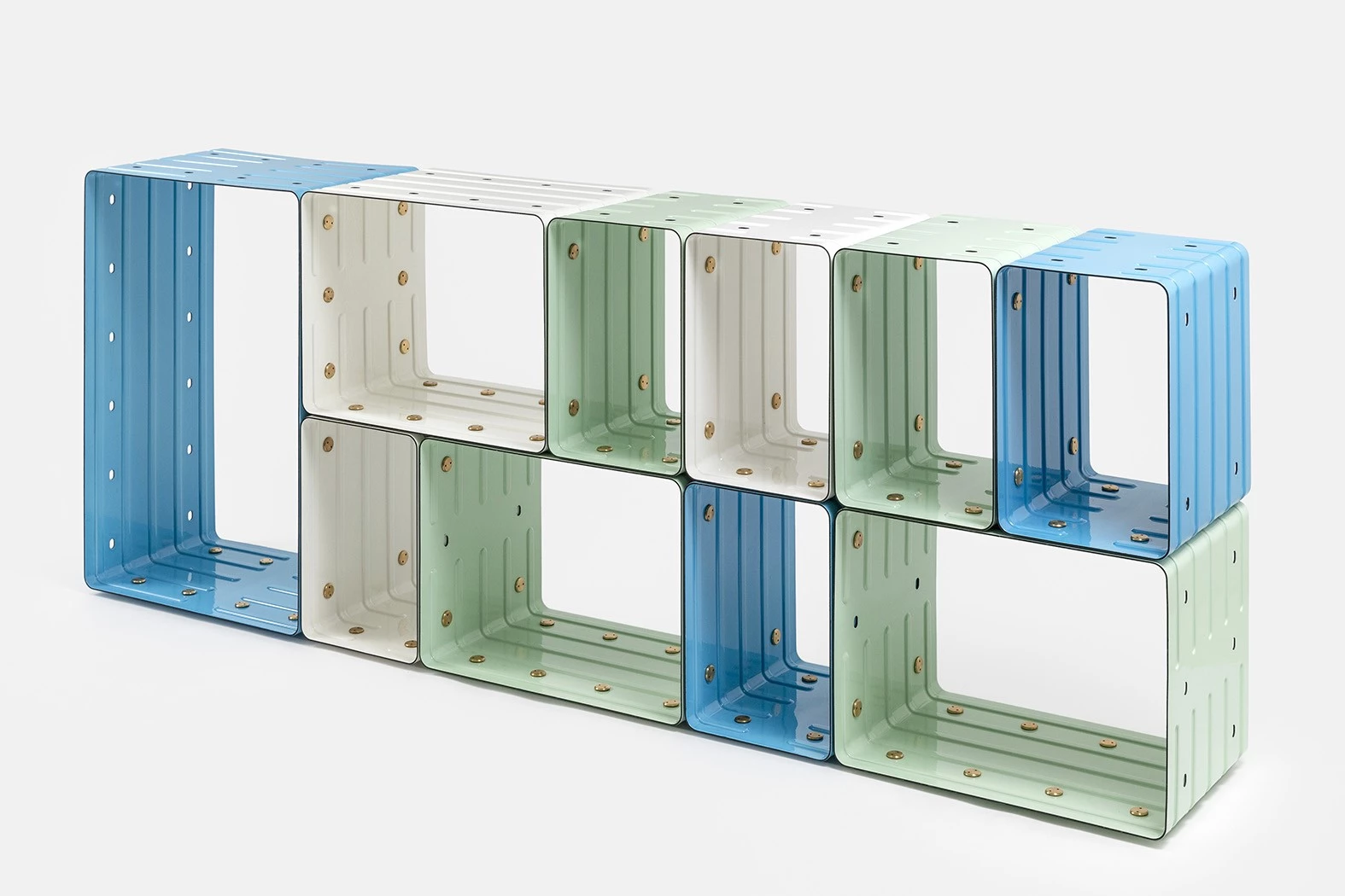 Quobus 1,3,6 multicolored - Marc Newson - Bookshelf - Galerie kreo