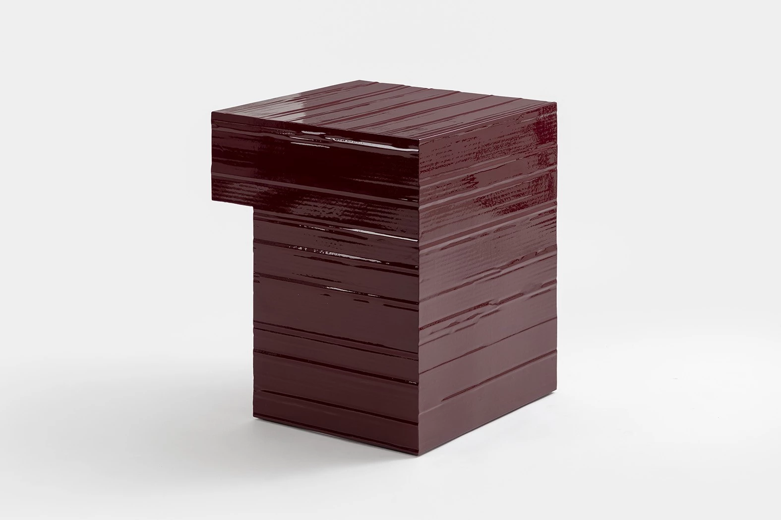 Jello Side Table L Square - Marco Campardo - Side table - Galerie kreo