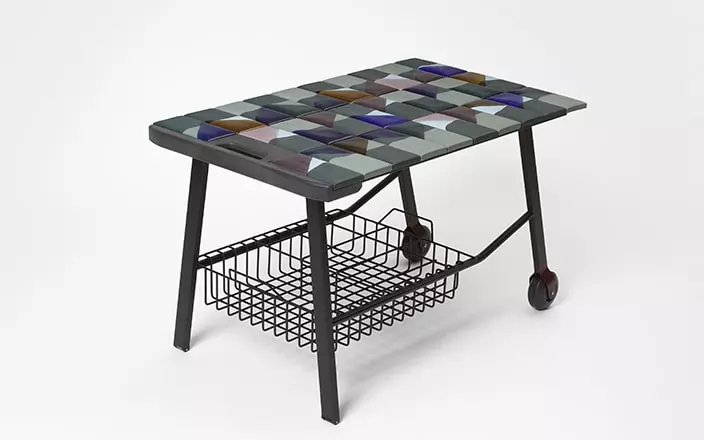 Tiles trolley - Hella Jongerius - Side table - Galerie kreo