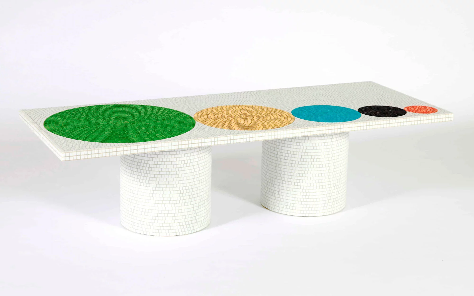 Crescendo White Coffee Table - Pierre Charpin - Coffee table - Galerie kreo