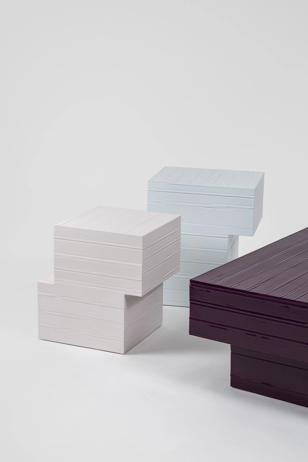 Jello Side Table S Square - Marco Campardo - Side table - Galerie kreo