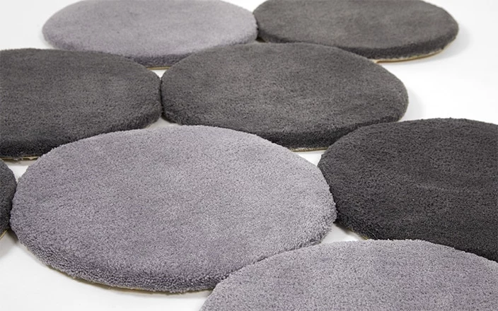 Grey Grappe Carpet  - Ronan & Erwan Bouroullec - Carpet - Galerie kreo