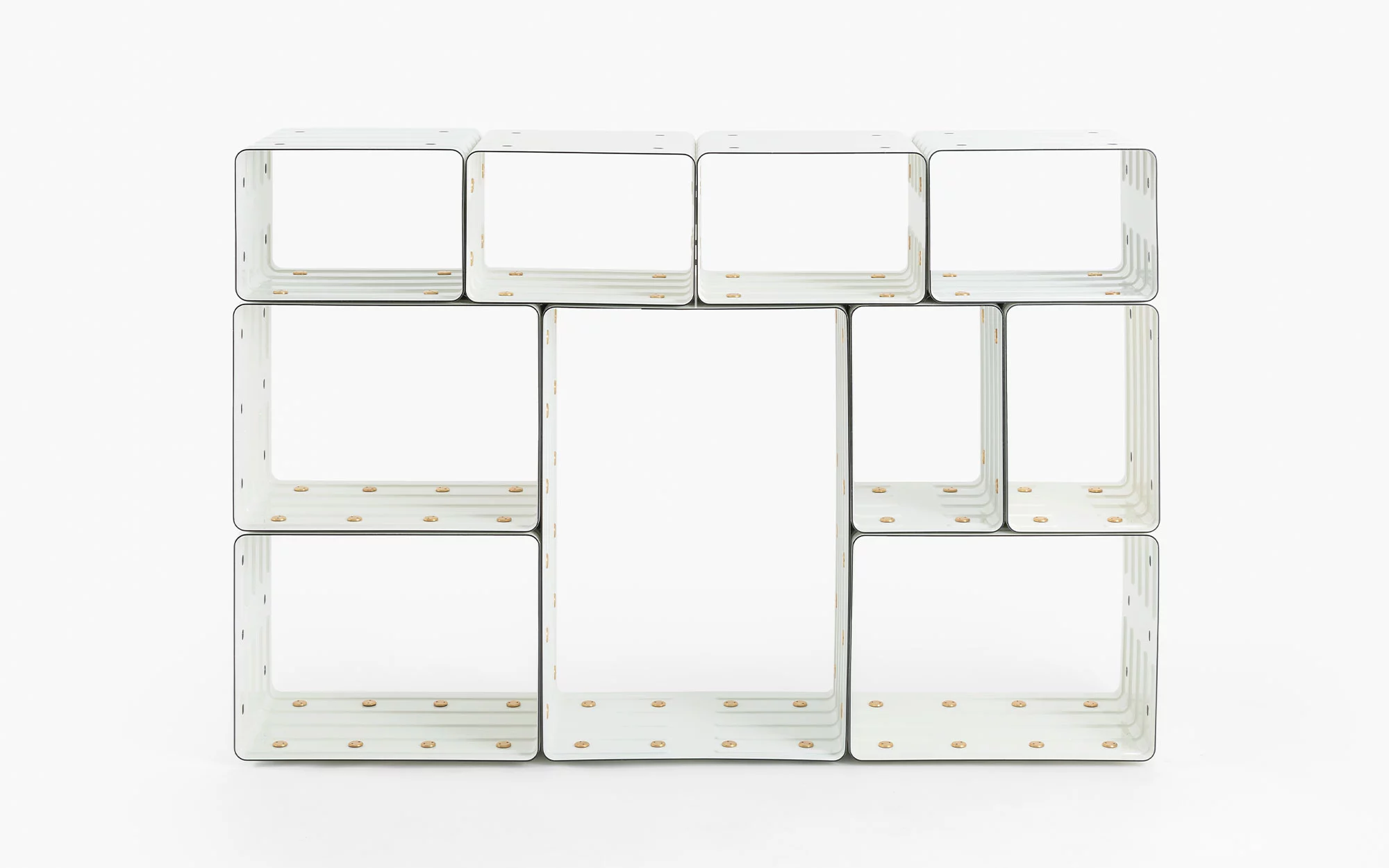 Quobus 1,3,6 monochromatic - Marc Newson - Storage - Galerie kreo