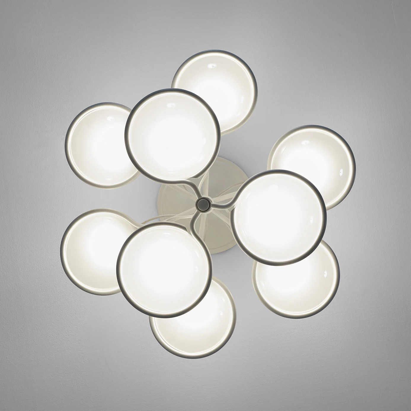 2042/9 (black) - Gino Sarfatti - Ceiling light - Galerie kreo