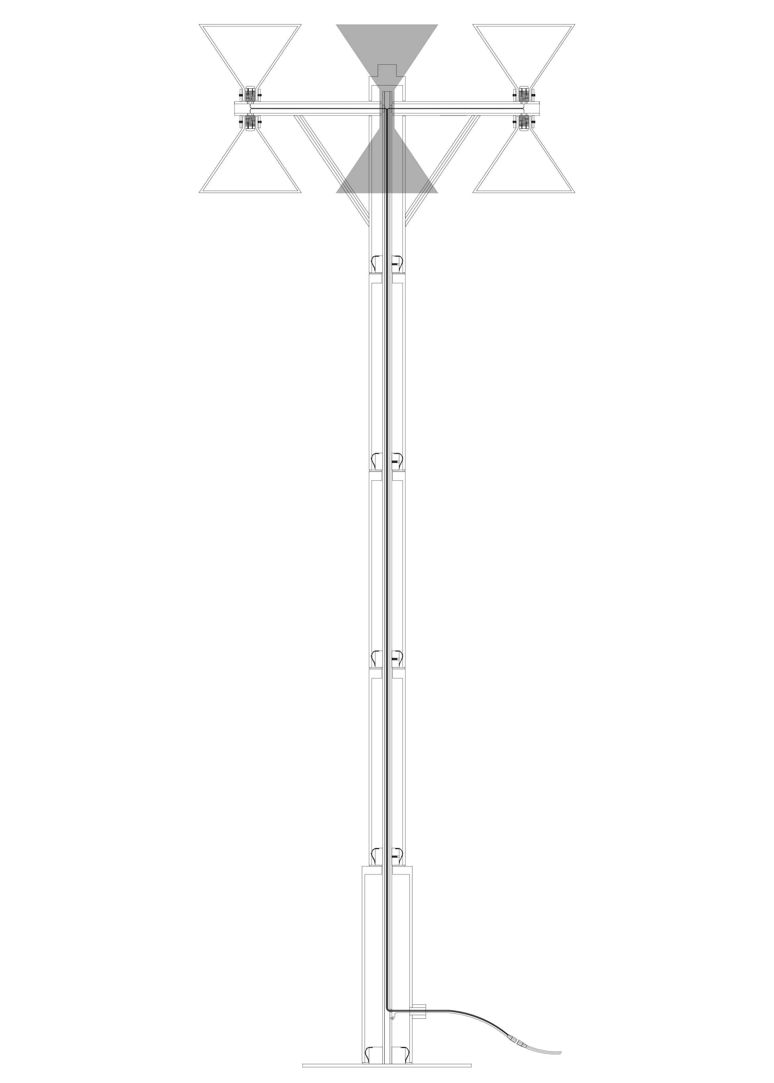 Lamppost 03 - JAM - Floor light - Galerie kreo