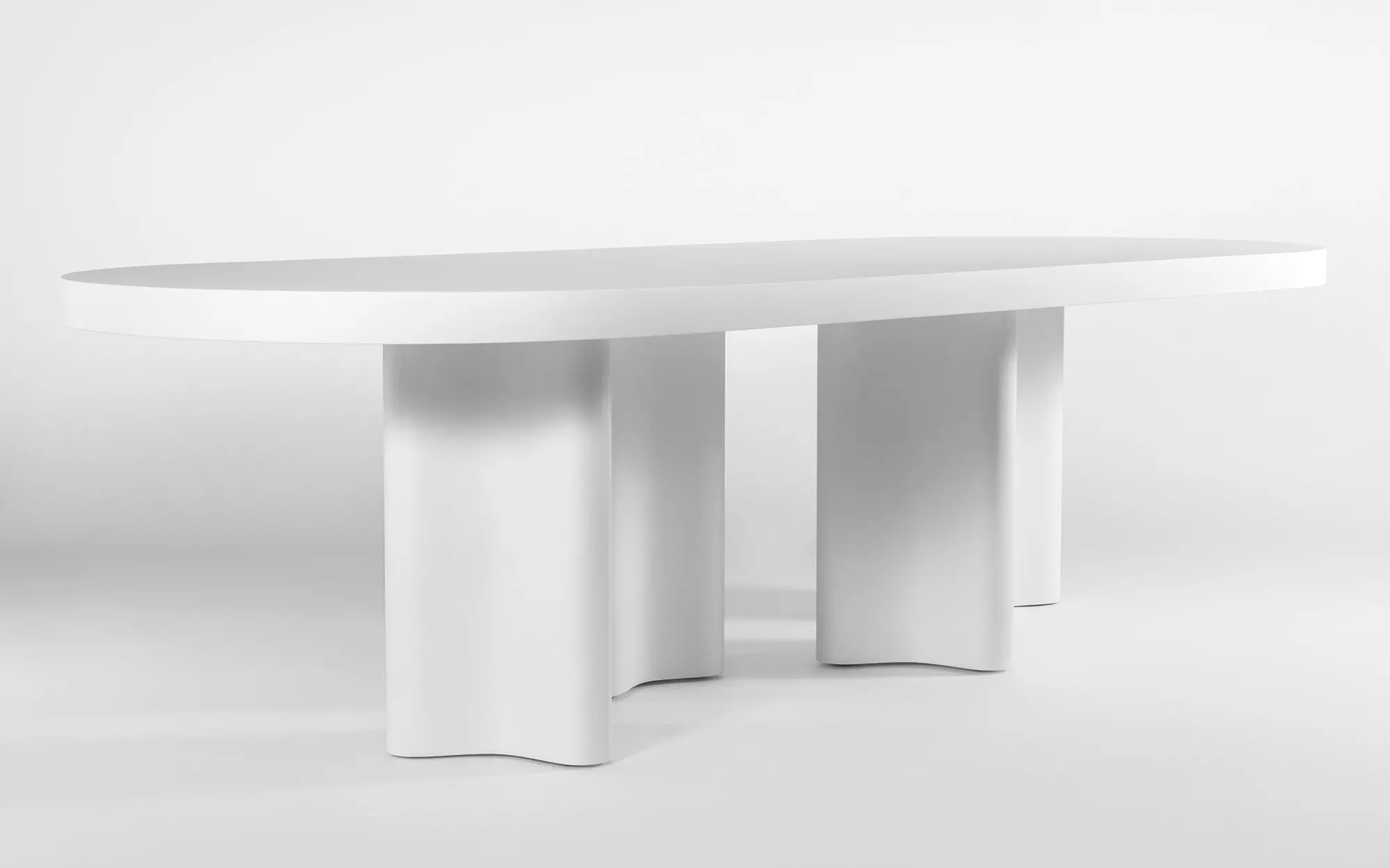 Azo oval table - François Bauchet - Bench - Galerie kreo