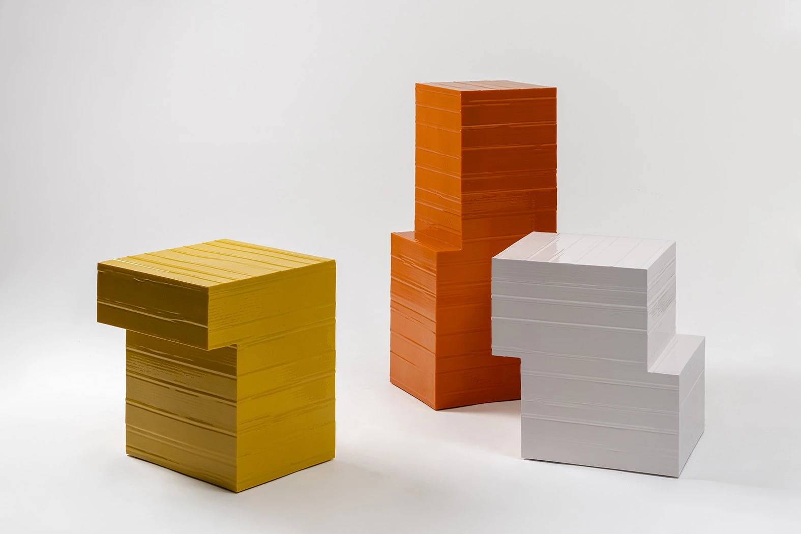 Jello Side Table L Square - Marco Campardo - Side table - Galerie kreo