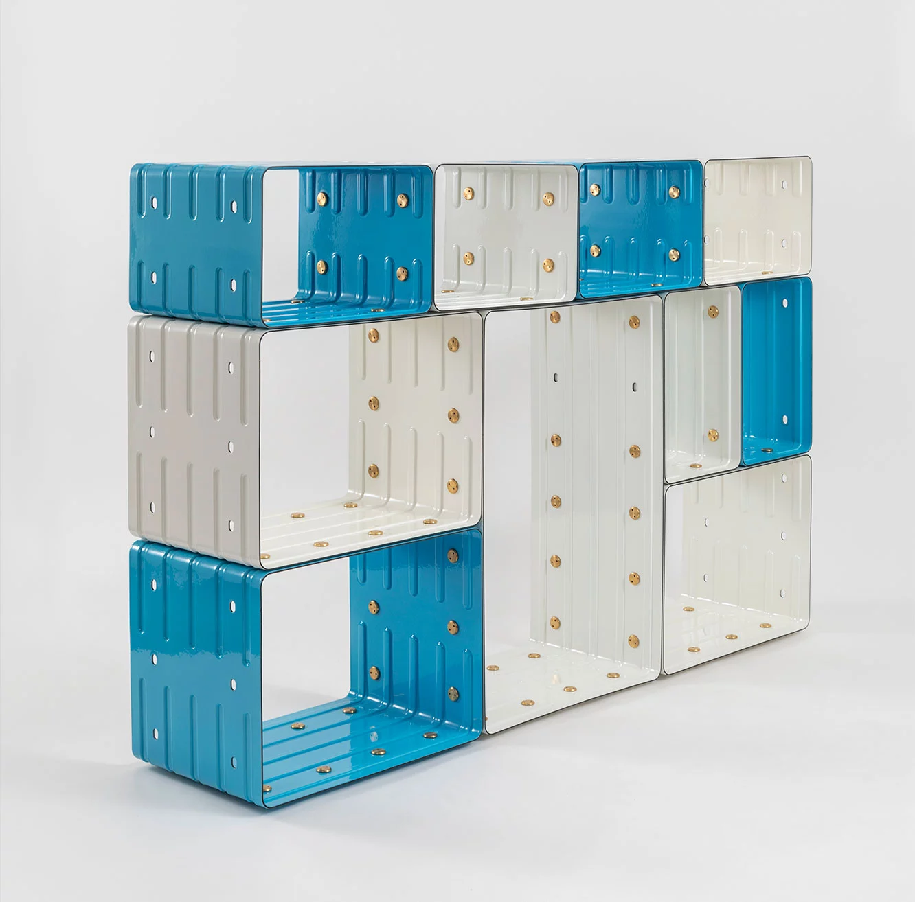 Quobus 1,3,6 two-colored - Marc Newson - Bookshelf - Galerie kreo