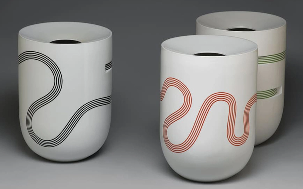 Ruban Vase Green - Pierre Charpin - Vase - Galerie kreo