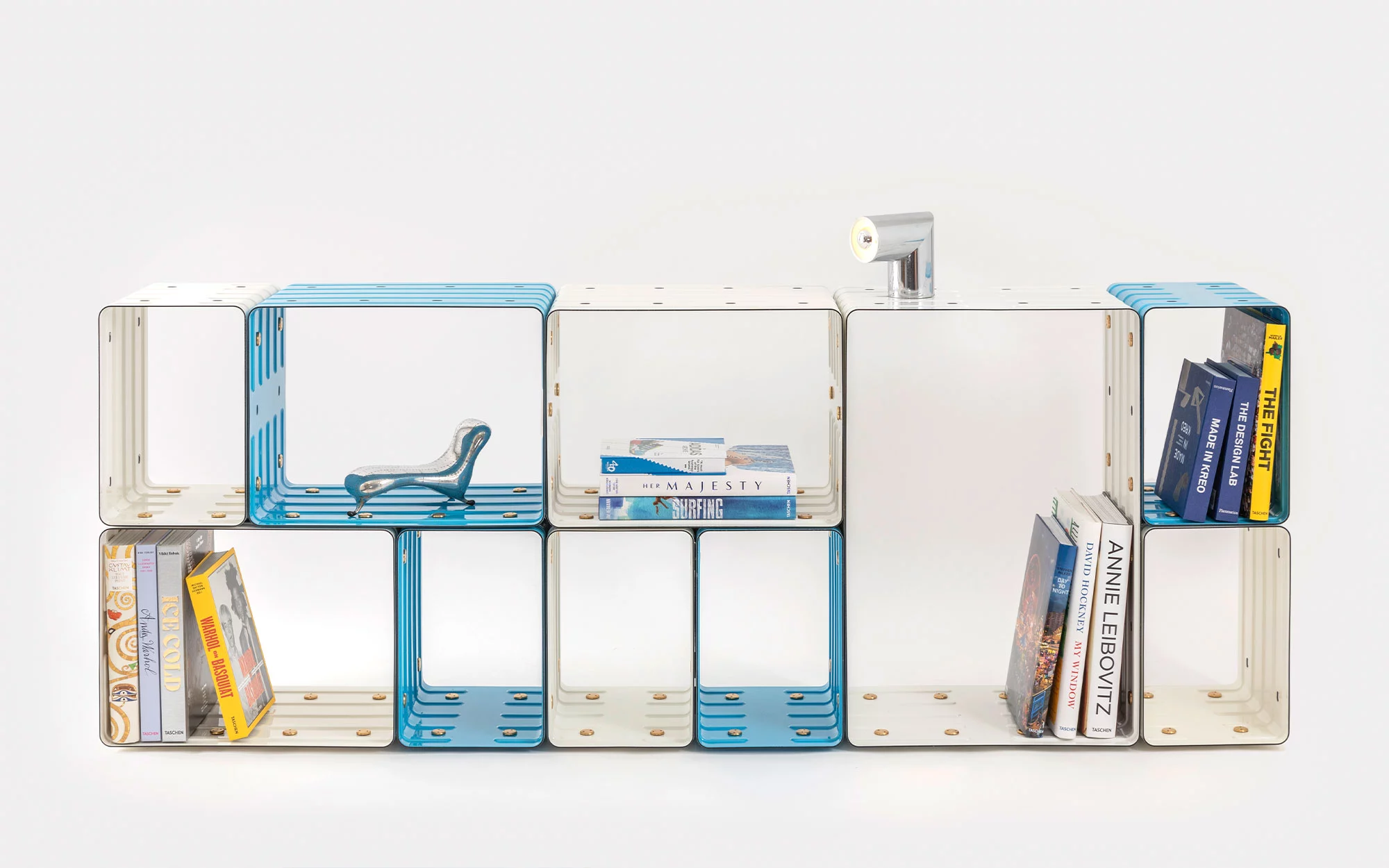 Quobus 1,3,6 two-colored - Marc Newson - Bookshelf - Galerie kreo