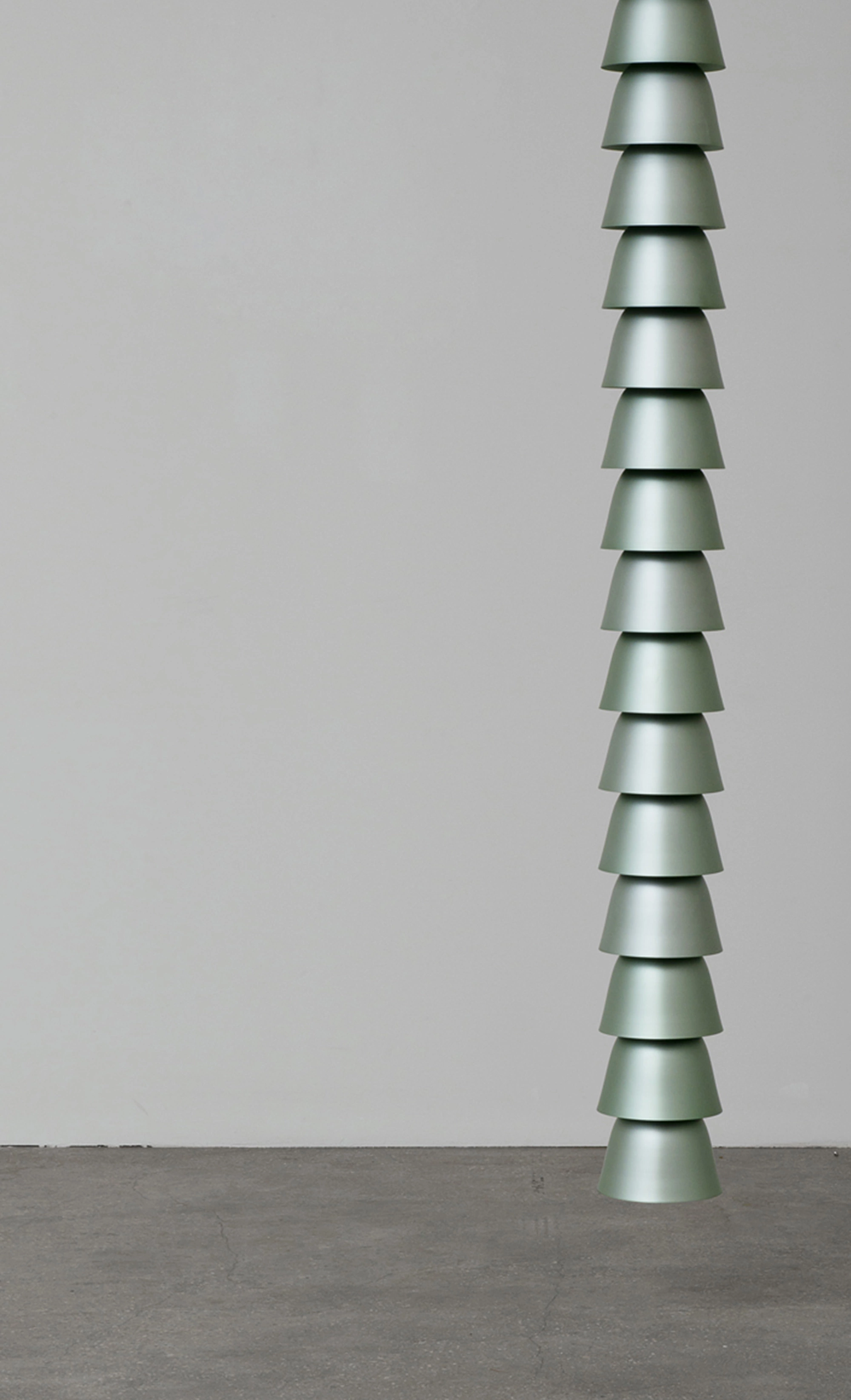 Chaînes Metal Green Triple - Ronan & Erwan Bouroullec - Pendant light - Galerie kreo