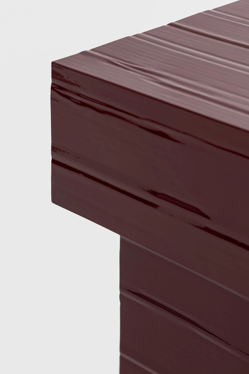 Jello Side Table L Square - Marco Campardo - Side table - Galerie kreo