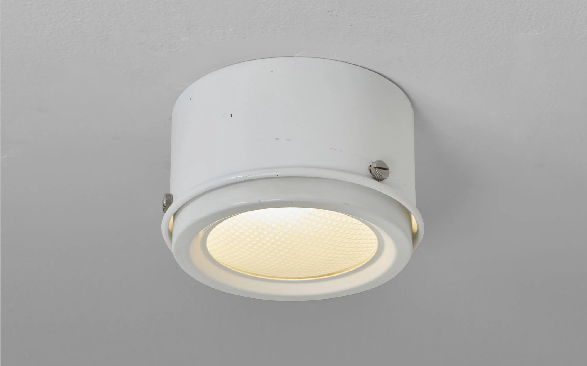 3055/12 (2) (white) - Gino Sarfatti - Ceiling light - Galerie kreo