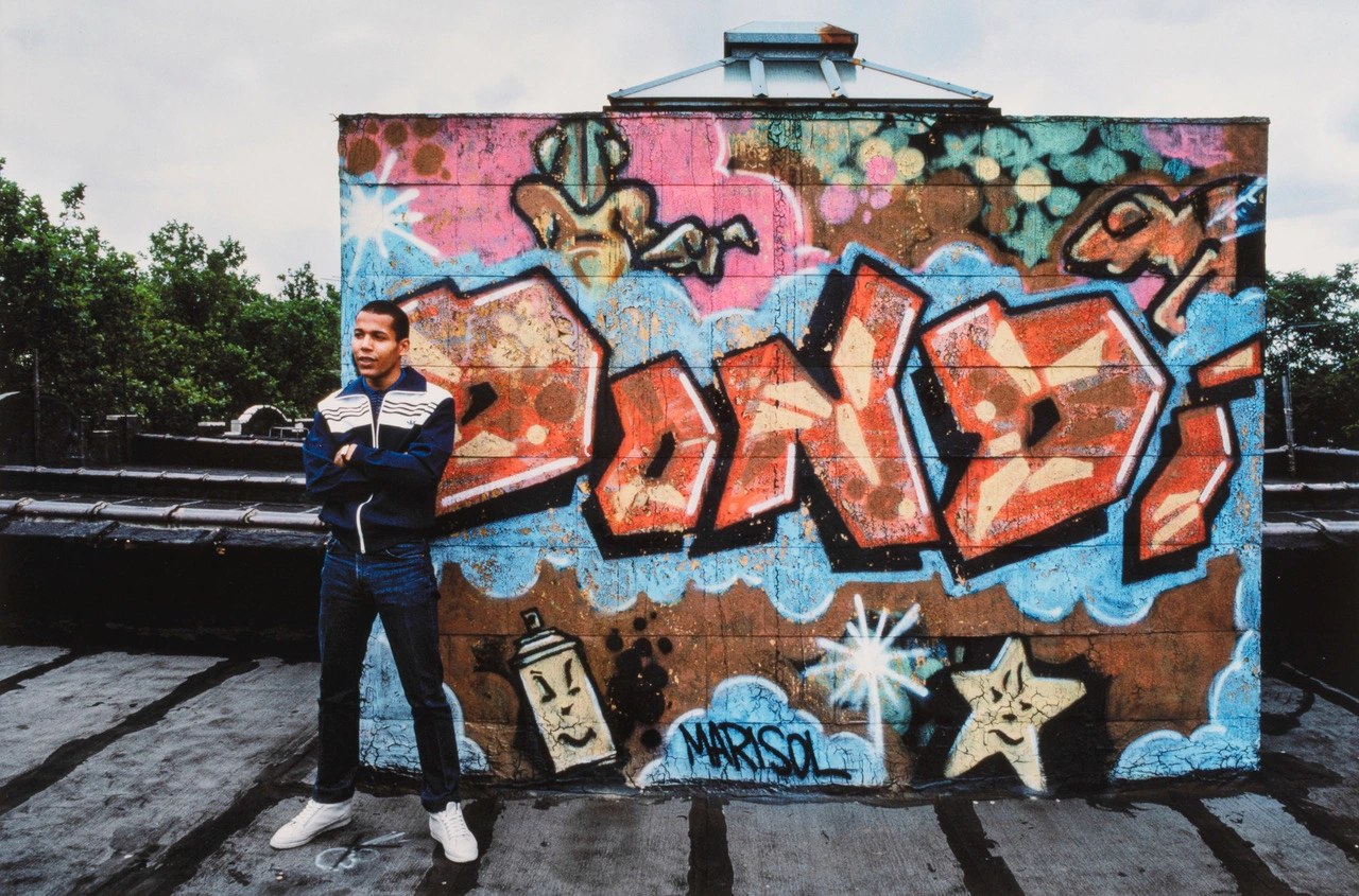 Dondi on his rooftop, NYC  - Sophie Bramly - Art and Drawing - Galerie kreo