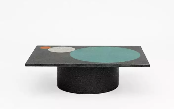 Crescendo Black Coffee Table - Pierre Charpin - Coffee table - Galerie kreo