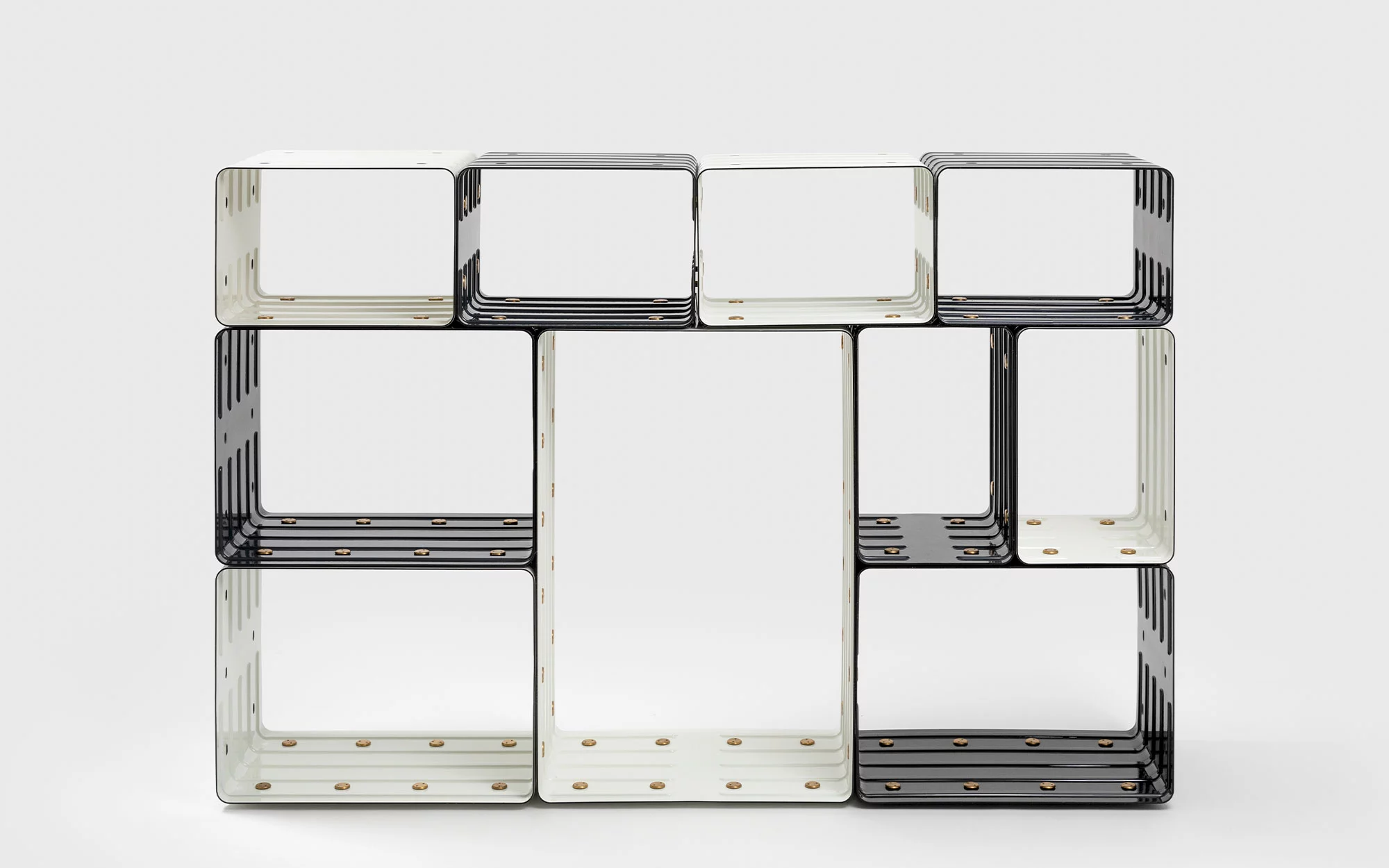 Quobus 1,3,6 two-colored - Marc Newson - Bookshelf - Galerie kreo