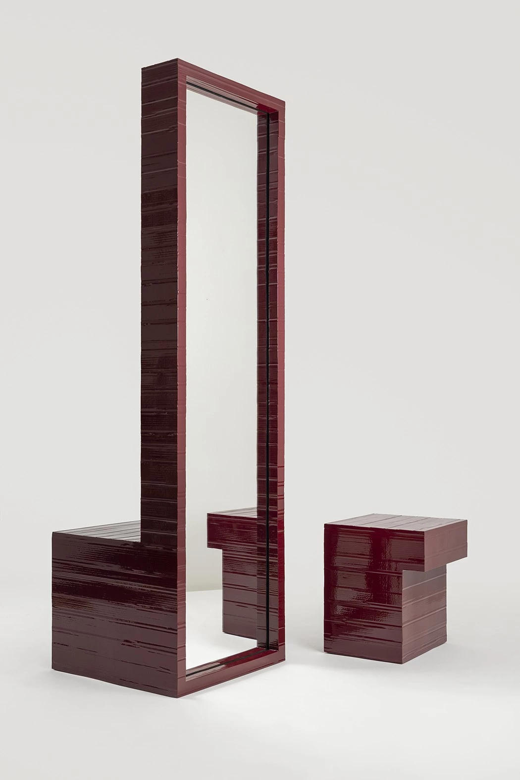 Jello Side Table L Square - Marco Campardo - Side table - Galerie kreo