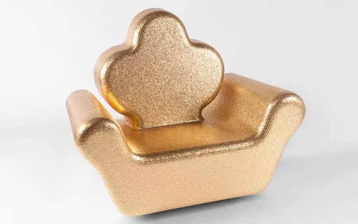 Poltrona Yellow Gold  - Alessandro Mendini - Armchair - Galerie kreo