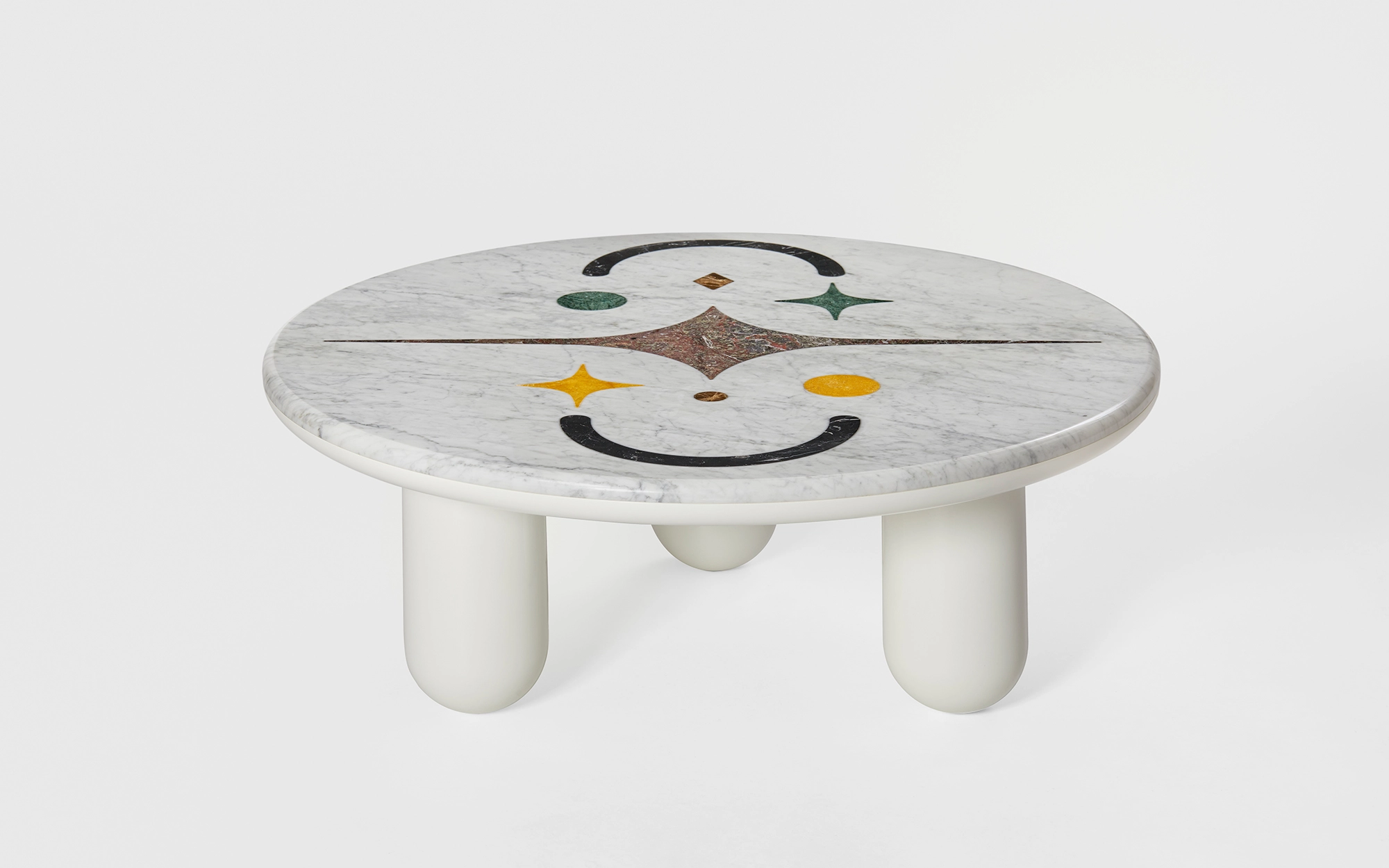 Hymy Round coffee table - Multicolored - Jaime Hayon - Table light - Galerie kreo