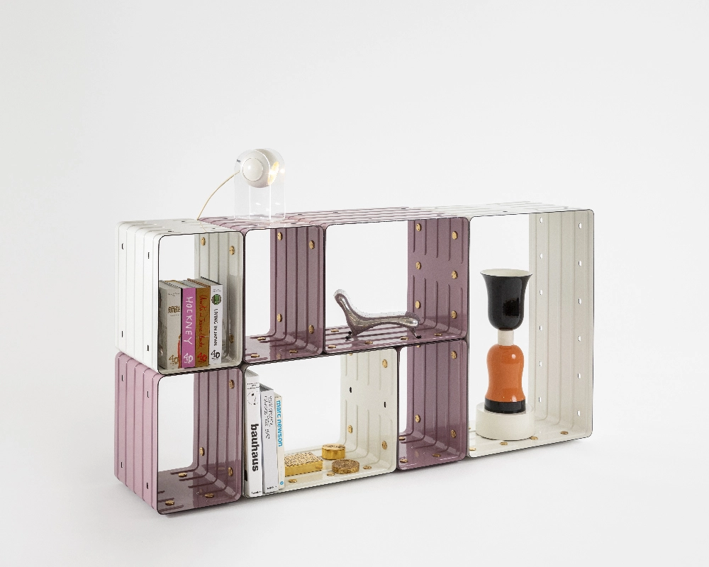 Quobus 1,2,4 two-colored - Marc Newson - Bookshelf - Galerie kreo