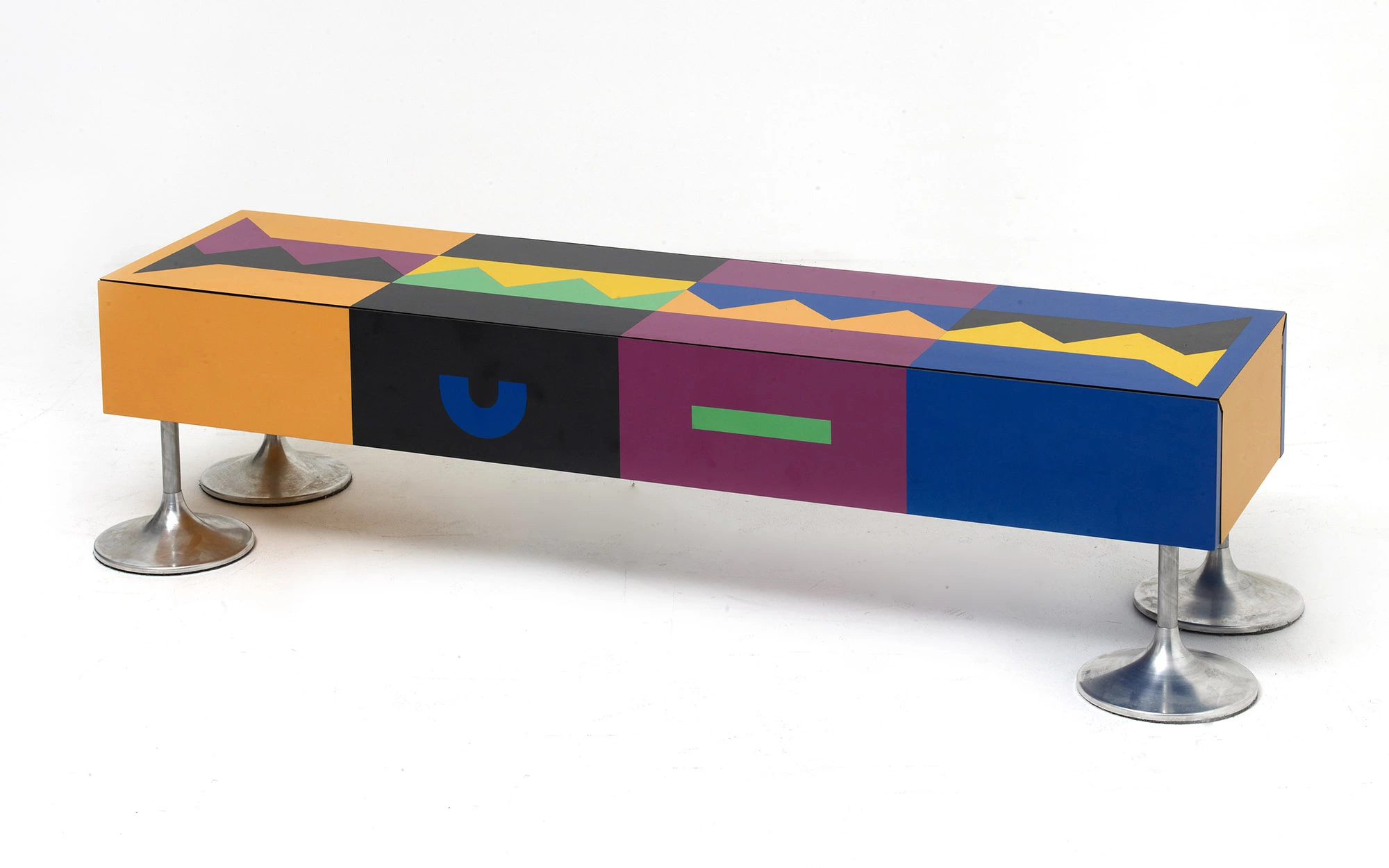 Ollo coffee table - Alessandro and Giorgio Mendini and Gregori - Coffee table - Galerie kreo