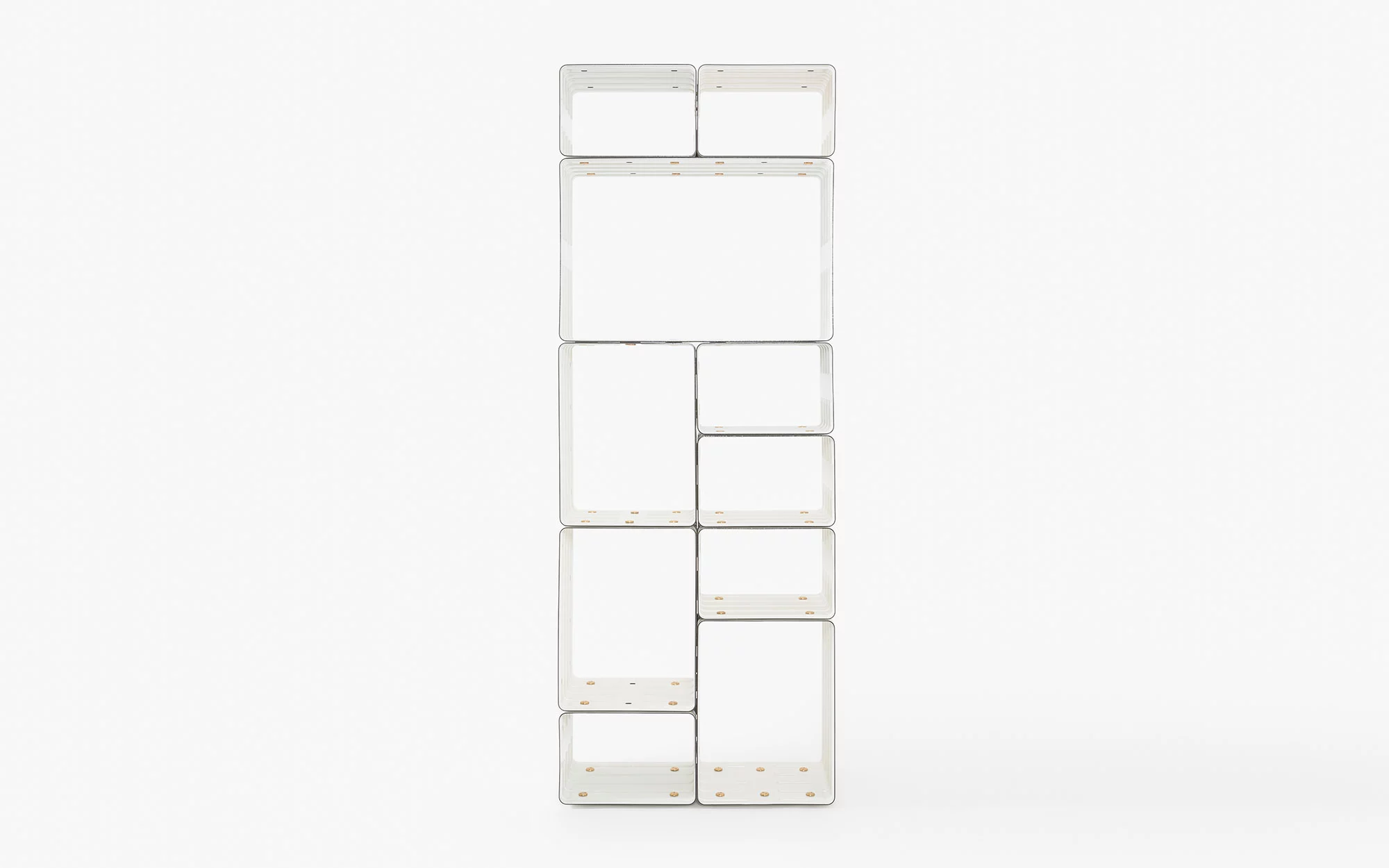 Quobus 1,3,6 monochromatic - Marc Newson - Bookshelf - Galerie kreo