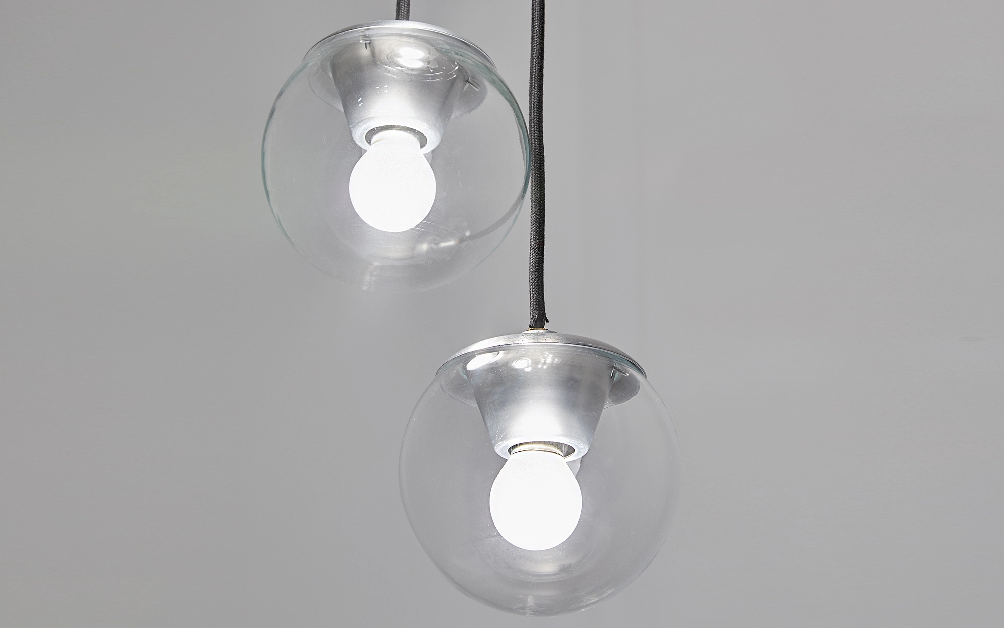 2095/9 grey - Gino Sarfatti - Pendant light - Galerie kreo