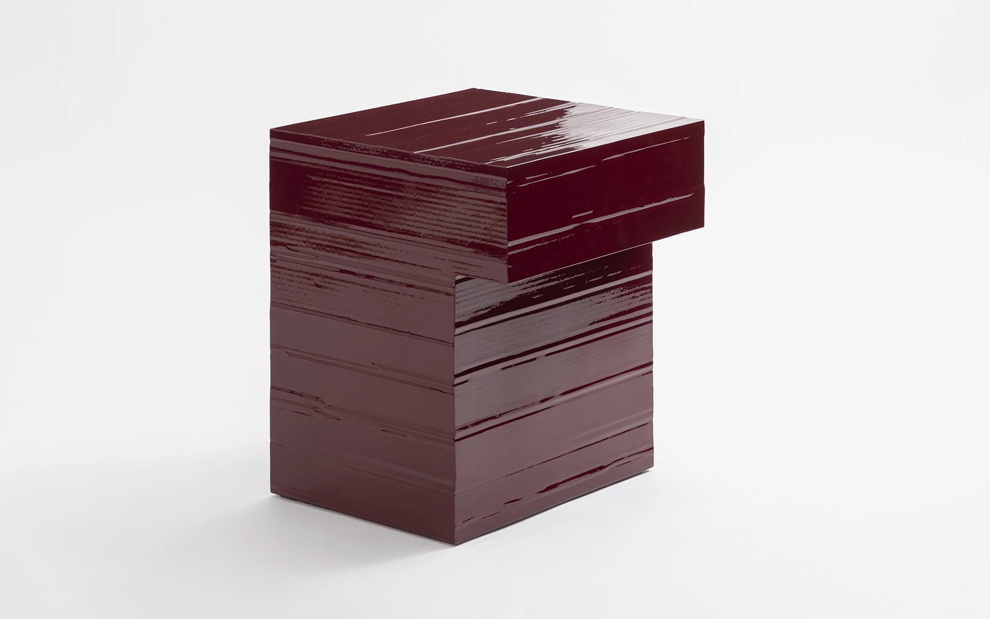 Jello Side Table L Square - Marco Campardo - Side table - Galerie kreo