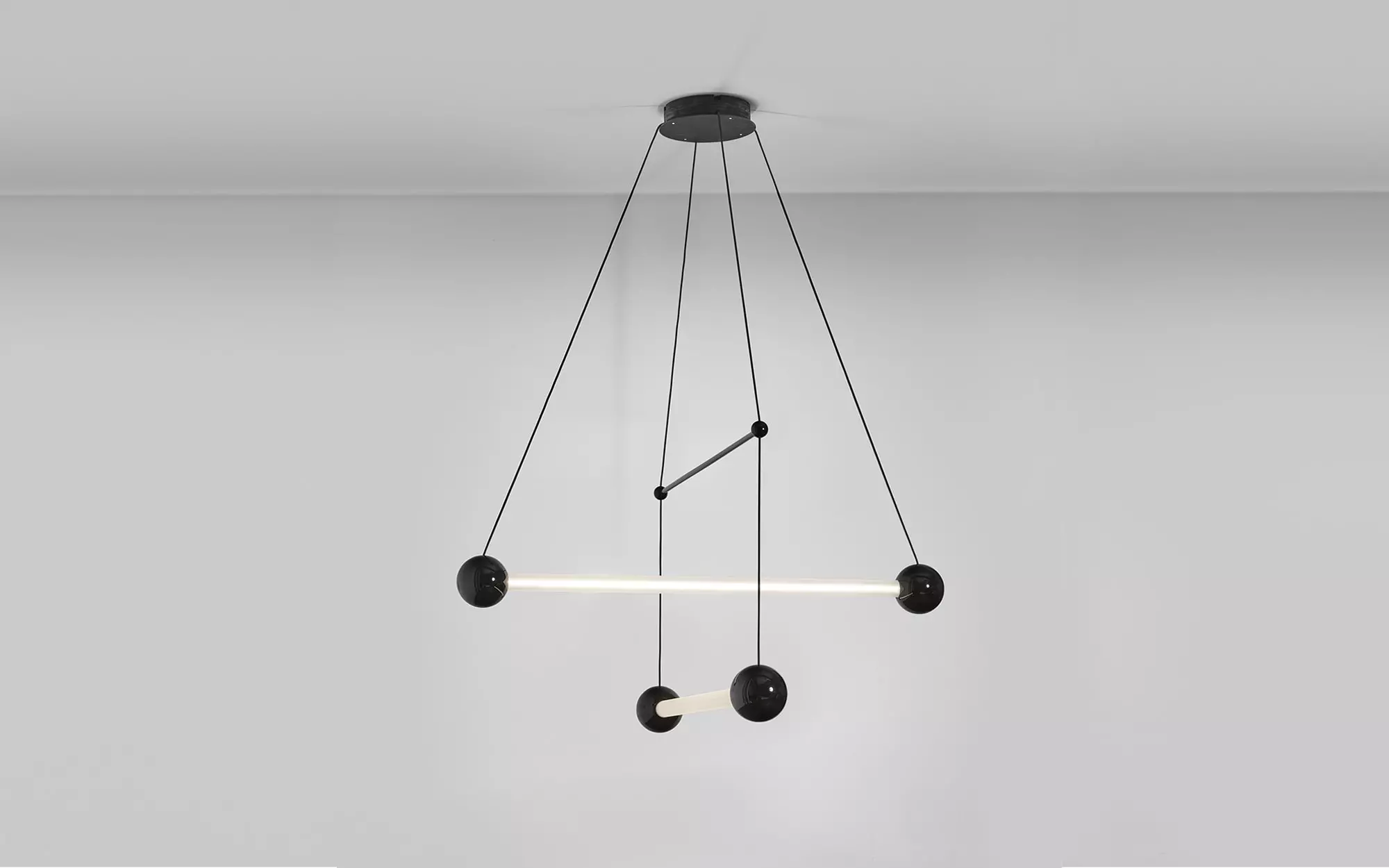 Trapeze 2 Ceiling light - Pierre Charpin - Mirror - Galerie kreo
