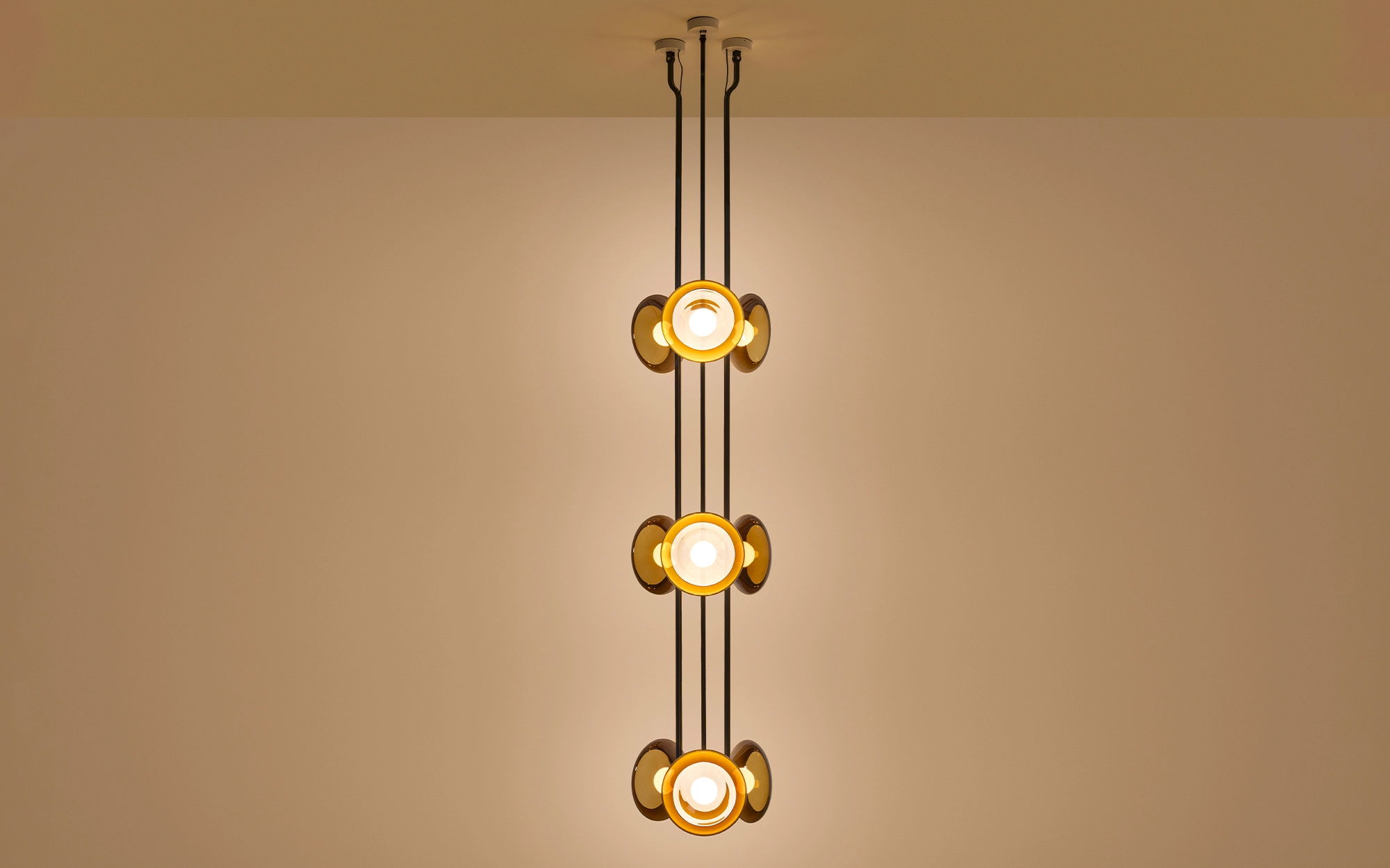 Clair-obscur MULTIPLE AMBER - Ronan Bouroullec - ceiling-light - Galerie kreo