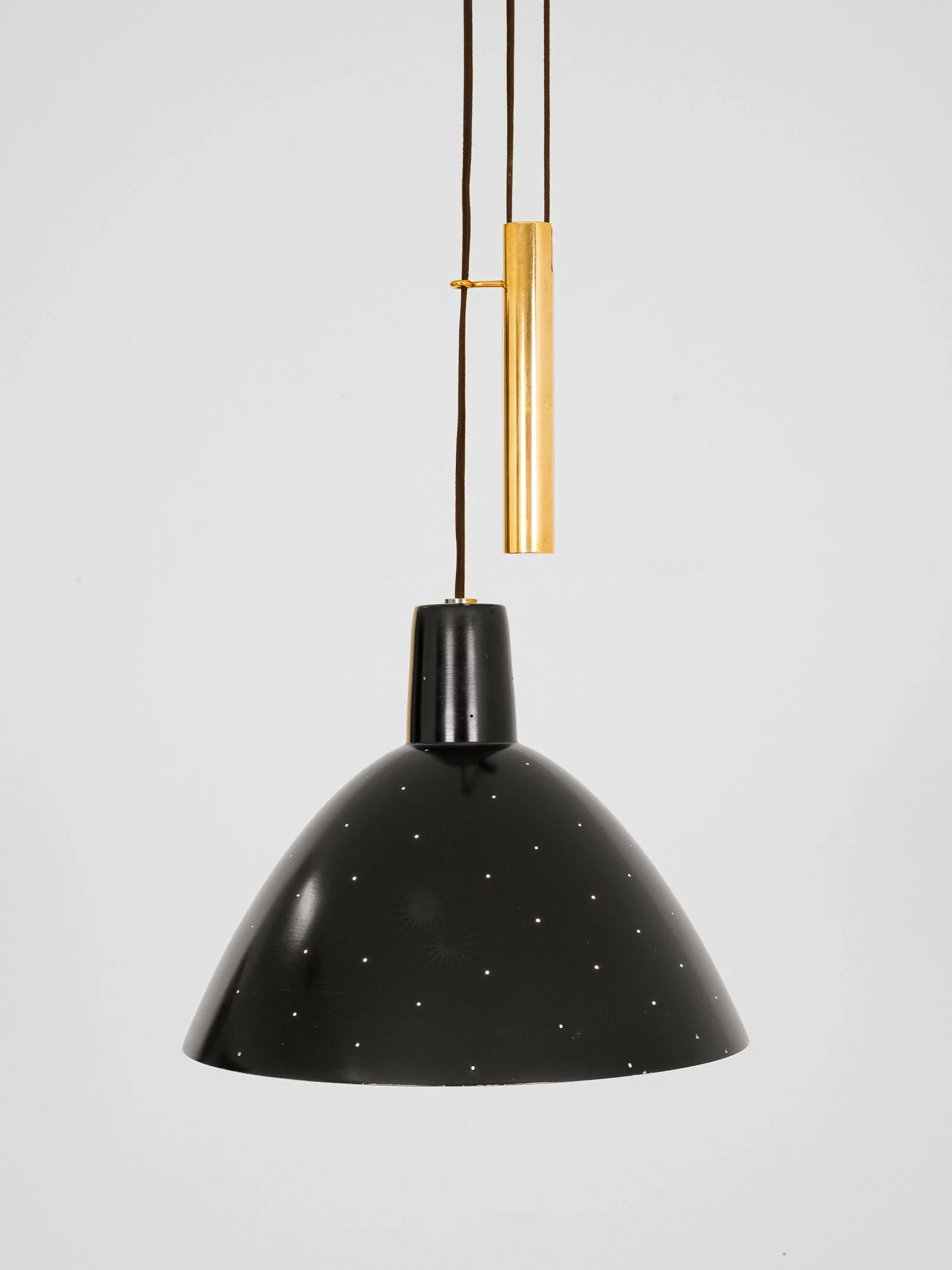 2066 (black) - Gino Sarfatti - Pendant light - Galerie kreo